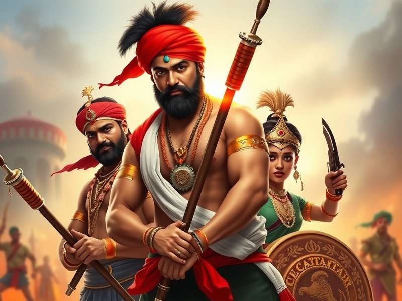 Free Fire Gladiators - Indian Fan Art Indian fan art of Free Fire Gladiators characters in traditional attire